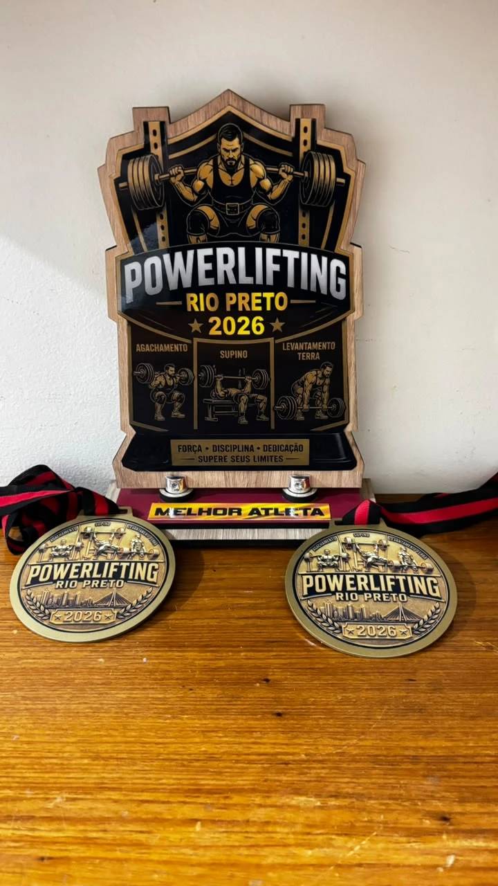 Atleta do Sul de SC quebra o próprio recorde e conquista titulos nacionais de powerlifting — foto 2
