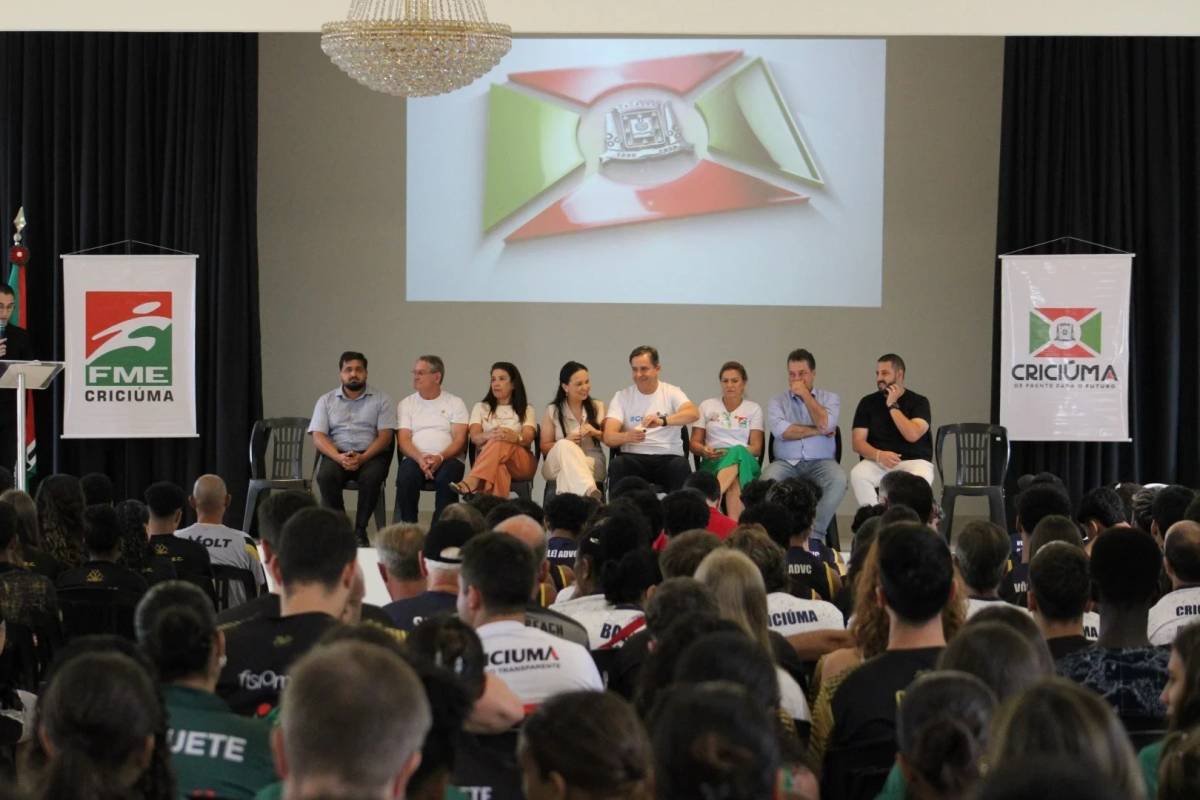 FME recepciona atletas e técnicos durante lançamento da temporada do esporte criciumense — foto 1