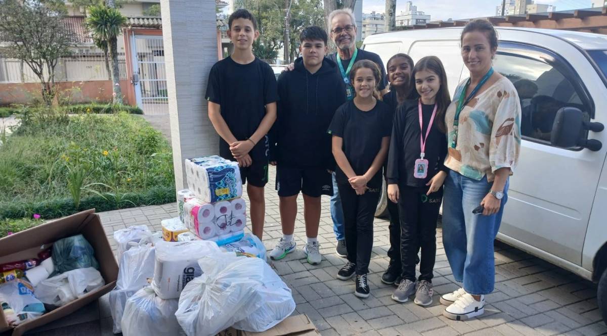 Campanha de Páscoa promove arrecadação de donativos no Colégio Satc — foto 2