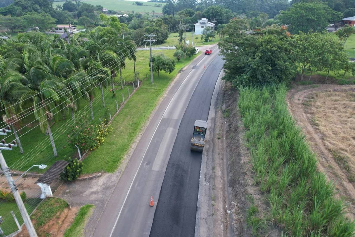 Obras na SC-443 encerram nesta semana em Morro da Fumaça — foto 7
