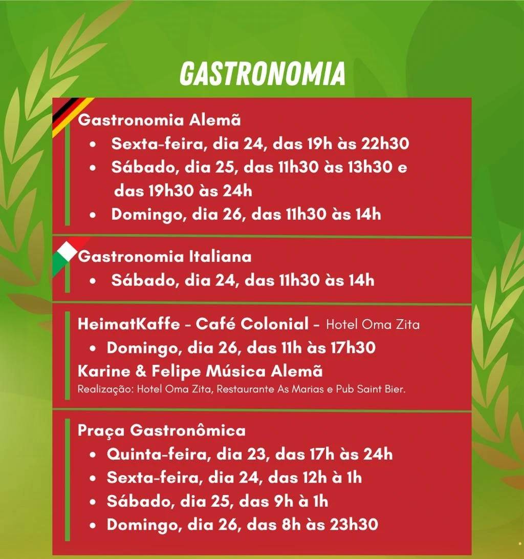 Programação completa da Heimatfest é divulgada; confira as atrações — foto 9