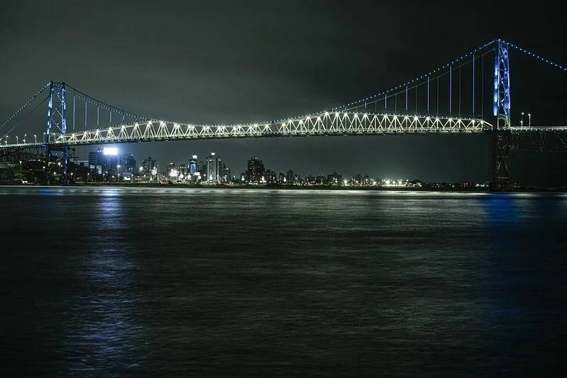 Iluminação cênica da ponte Hercílio Luz será inaugurada neste domingo — foto 2