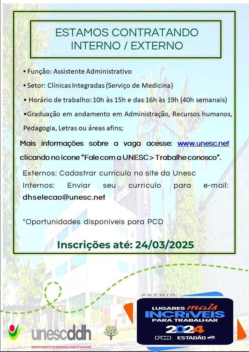 Vagas de emprego no Sul de Santa Catarina — foto 1