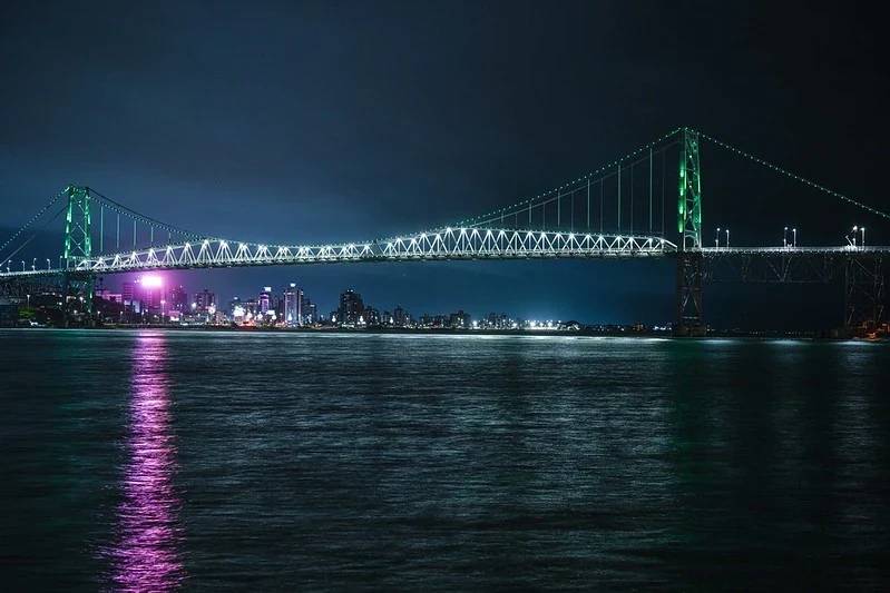 Iluminação cênica da ponte Hercílio Luz será inaugurada neste domingo — foto 1