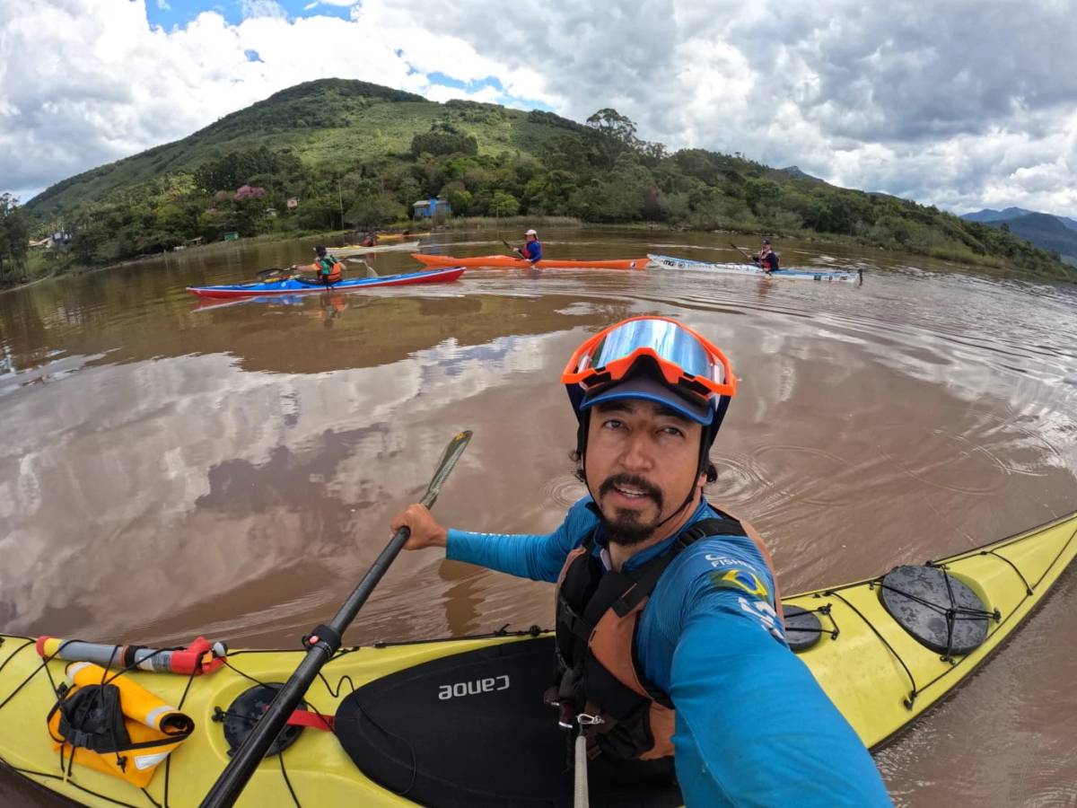 Do Chuí ao Oiapoque: de passagem pelo Sul de SC, mineiro percorre o litoral do Brasil de caiaque — foto 1
