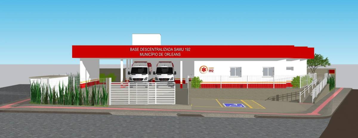 Obra para construção da base descentralizada do Samu inicia em Orleans — foto 7