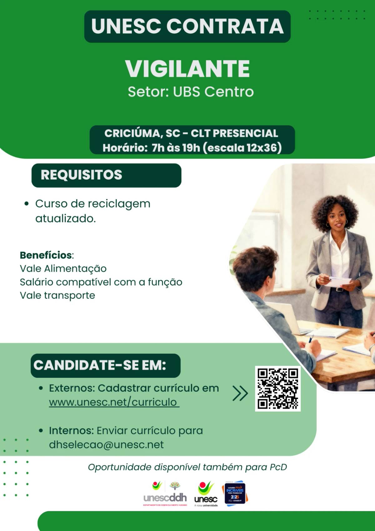 Vagas de emprego no Sul de Santa Catarina — foto 1