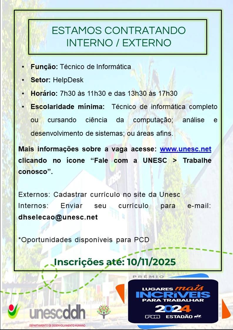 Vagas de emprego no Sul de Santa Catarina — foto 2