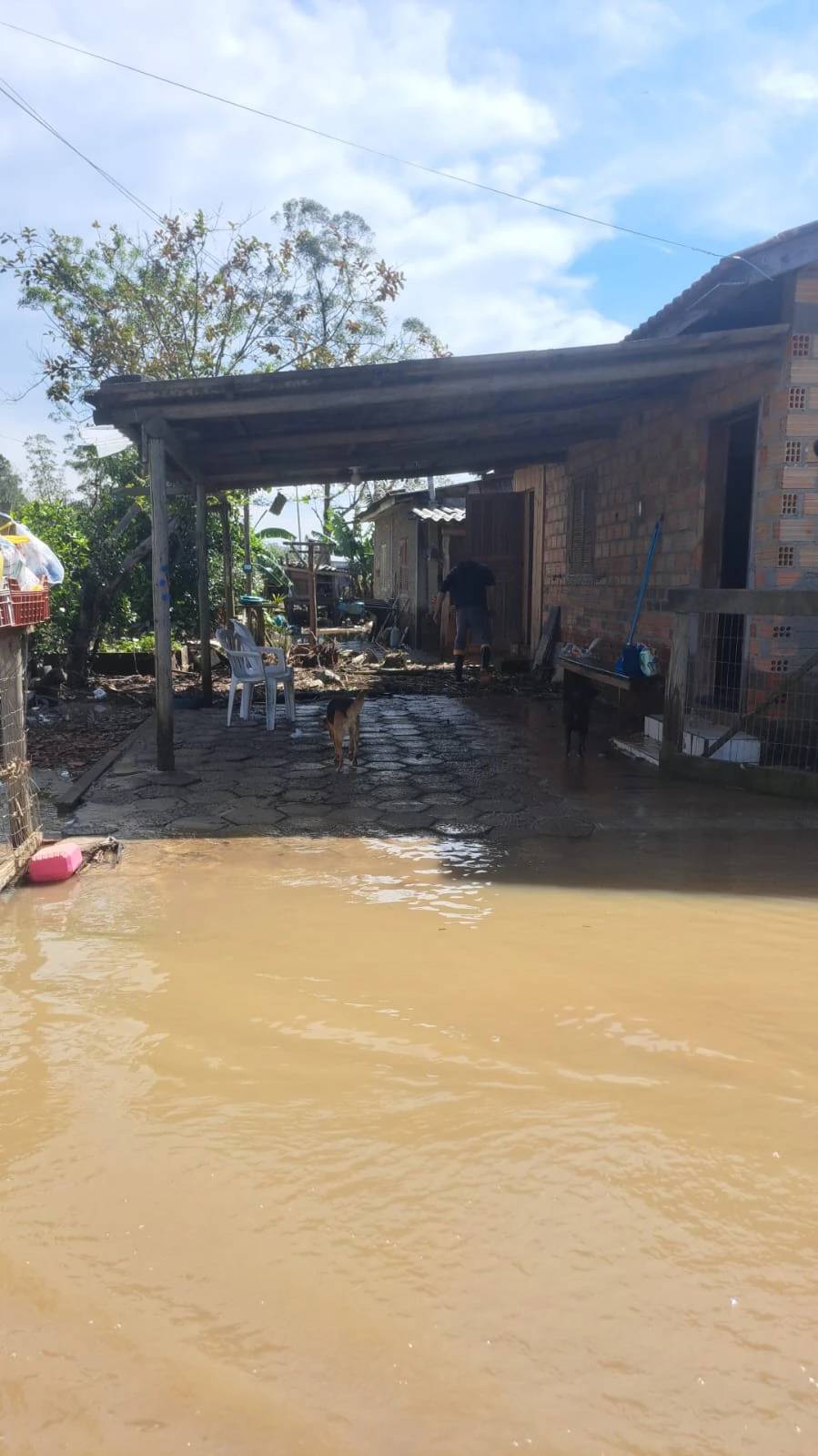 Defesa Civil inicia limpeza das ruas após Rio Araranguá voltar à calha normal; confira fotos e vídeos — foto 1