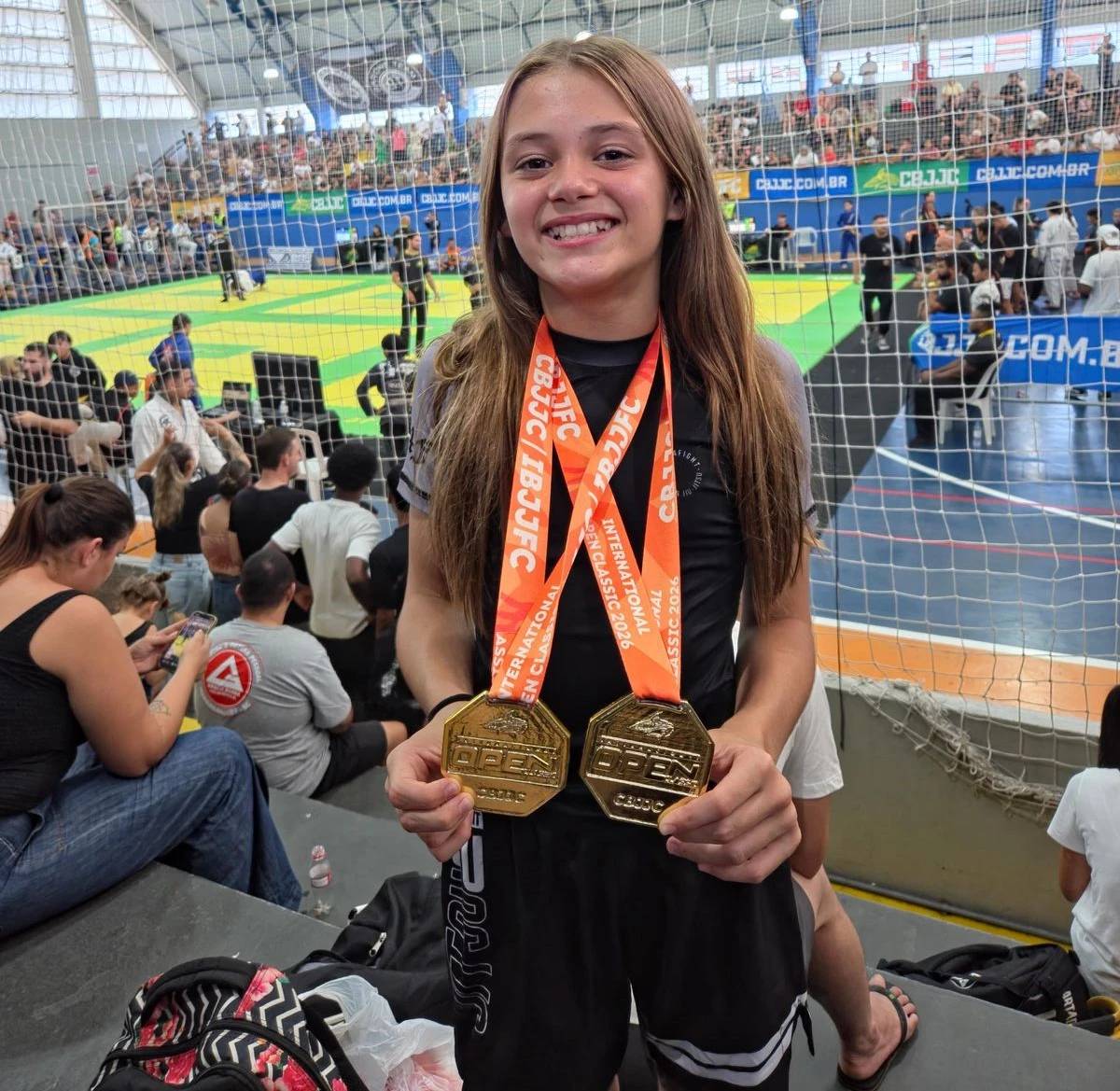 Atleta de Forquilhinha conquista medalhas de ouro em competição de jiu-jitsu — foto 1