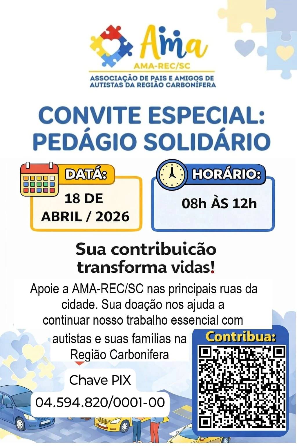 Criciúma: AMA busca voluntários para primeiro pedágio solidário de 2026 — foto 1