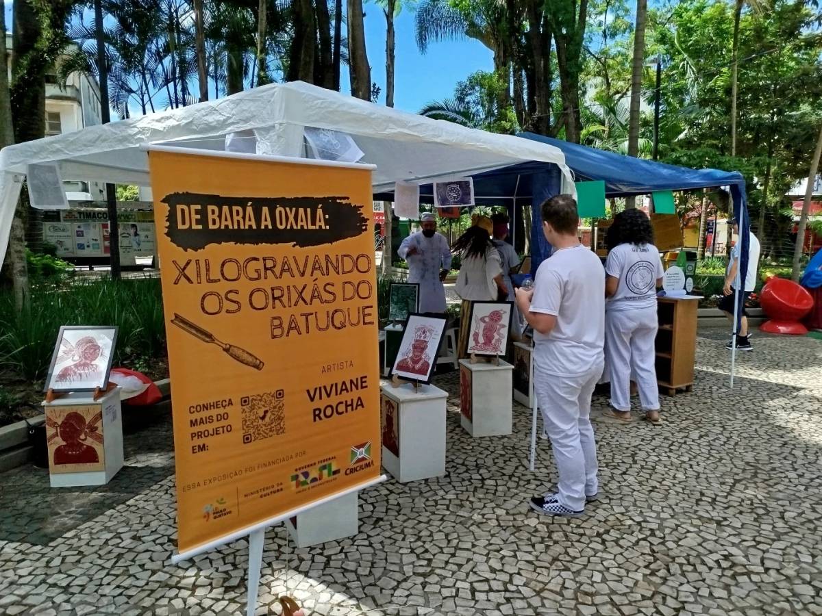 Exposição leva os orixás do Batuque para a Praça Nereu Ramos — foto 4