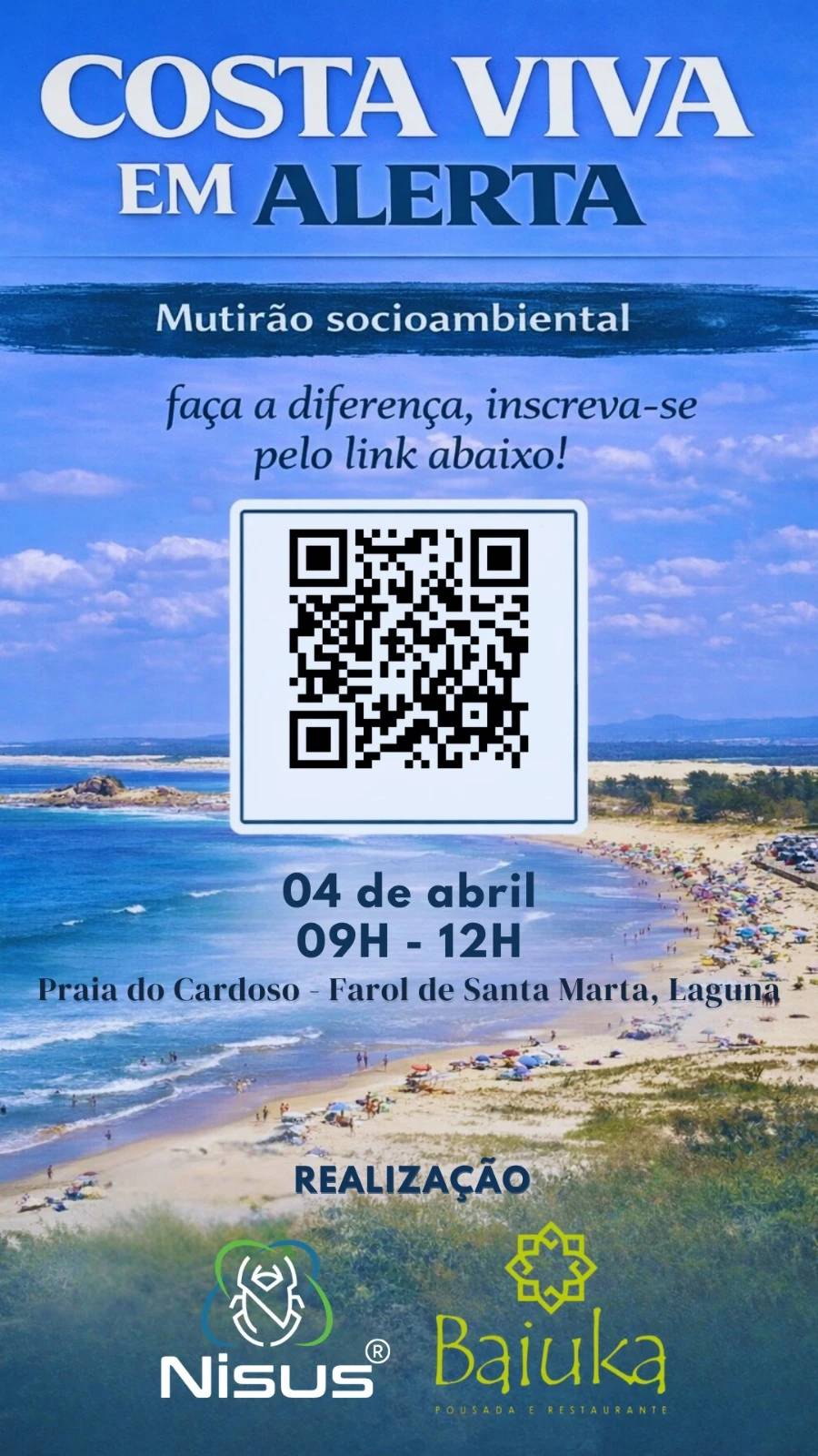 Sábado de Páscoa será com mutirão de limpeza na Praia do Cardoso — foto 1