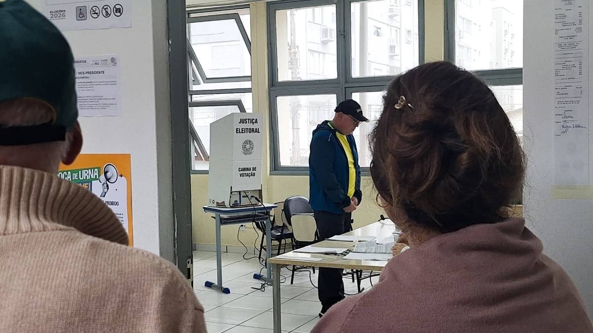 O local, um dos maiores pontos de votação do município