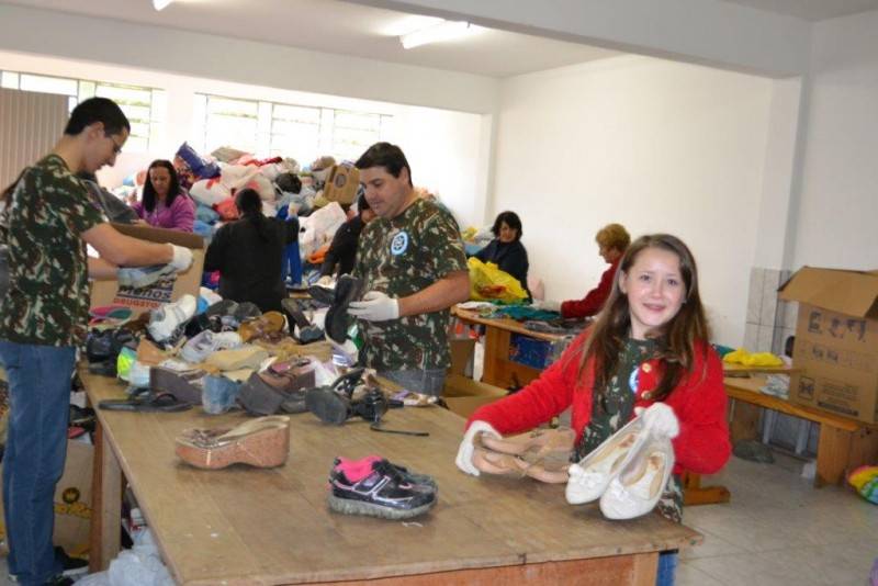 Cocal do Sul: Campanha do Agasalho recolhe cinco toneladas de doações — foto 1