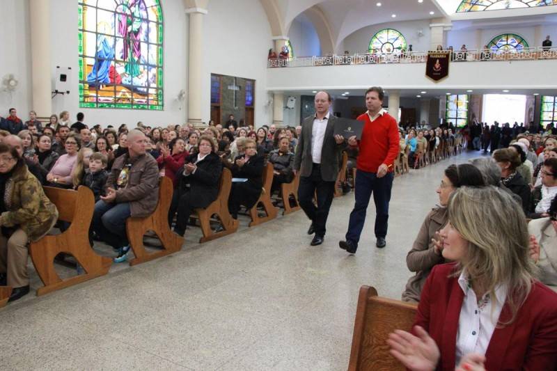 Em Içara, Cerco de Jericó celebra missa em homenagem aos três poderes — foto 2