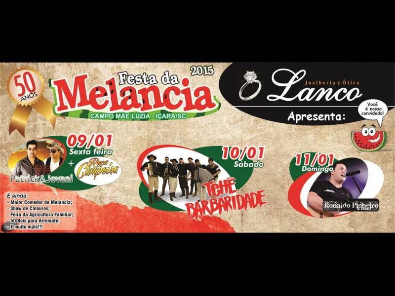 Festa da Melancia de Içara comemora 50 anos — foto 1