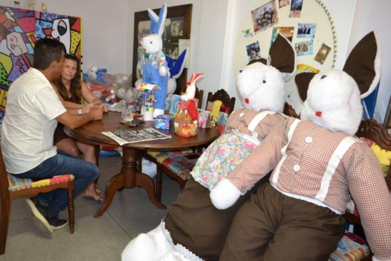 Em andamento preparativos para decoração de Páscoa em Cocal — foto 1