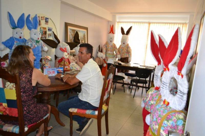 Em andamento preparativos para decoração de Páscoa em Cocal — foto 4