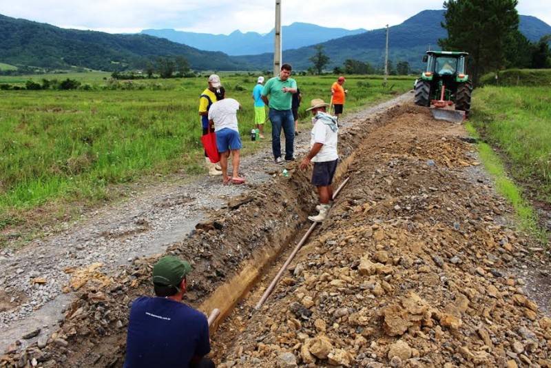 Obra de rede de abastecimento de água começa em Nova Veneza — foto 2