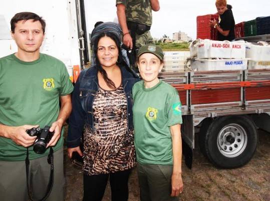 Treze toneladas de peixe ilegal foram apreendidas em Laguna — foto 1