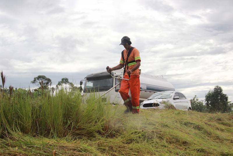 Atenção aos trabalhos de conservação na BR-101 Sul — foto 1