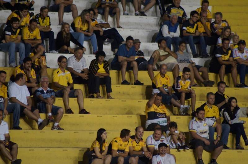 Pouco mais de 1,5 mil torcedores compareceram ao Majestoso — foto 2