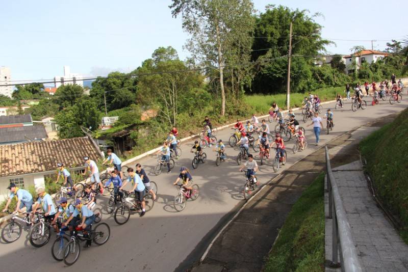 Primeiro Pedalaço da Saúde reune mais de 100 pessoas em Lauro Müller — foto 2