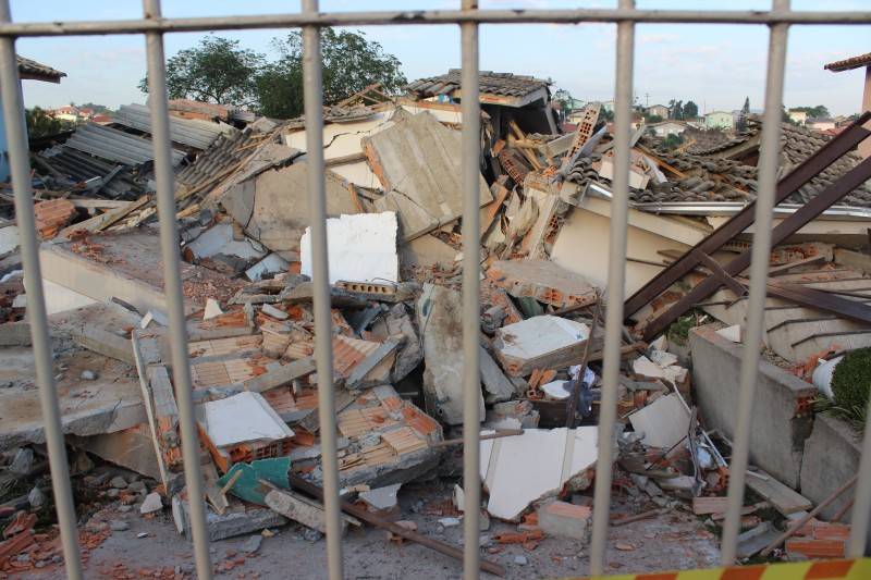 Estrutura da residência ficará isolada para perícia — foto 2