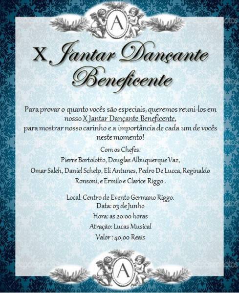 AMA prepara décima edição do Jantar Dançante Beneficente — foto 1