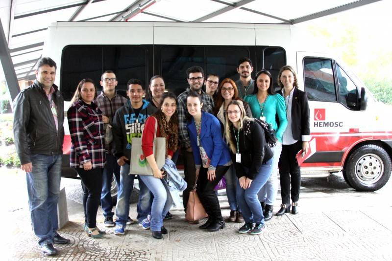 Meu Sangue é Comunitário: colaboradores vão até o Hemosc para doação — foto 1