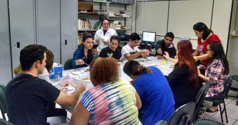 Estudantes de História participam de oficina de conservação de documentos — foto 1
