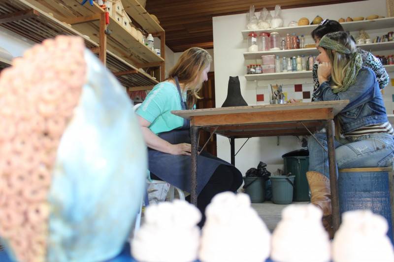 Estudantes visitam artistas para Rota de Ateliês Abertos — foto 4