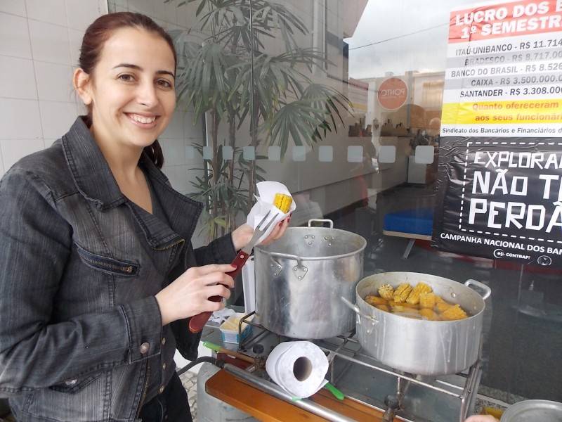 Em greve há 17 dias, bancários promovem a primeira Milhãozada — foto 3