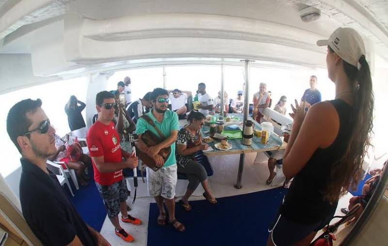 Visita aprimora balizamento do Projeto Baleia Franca — foto 1