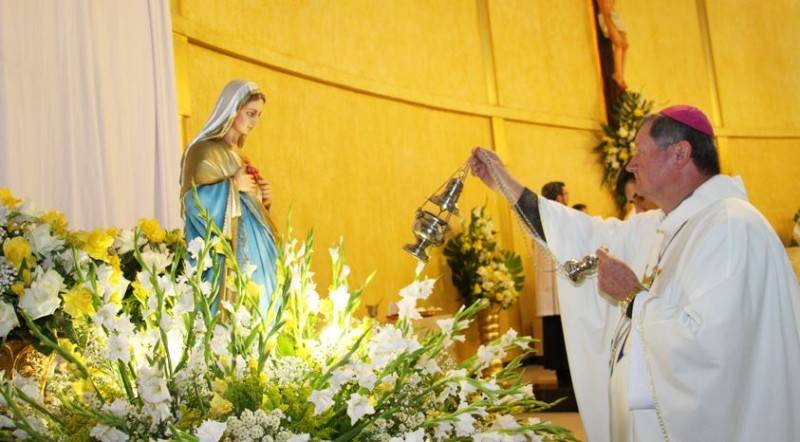 Fiéis celebram a padroeira de Lauro Müller — foto 1