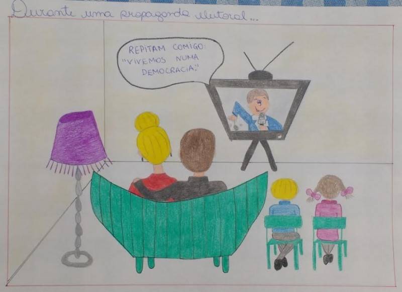Alunos criam charges sobre a política brasileira — foto 2