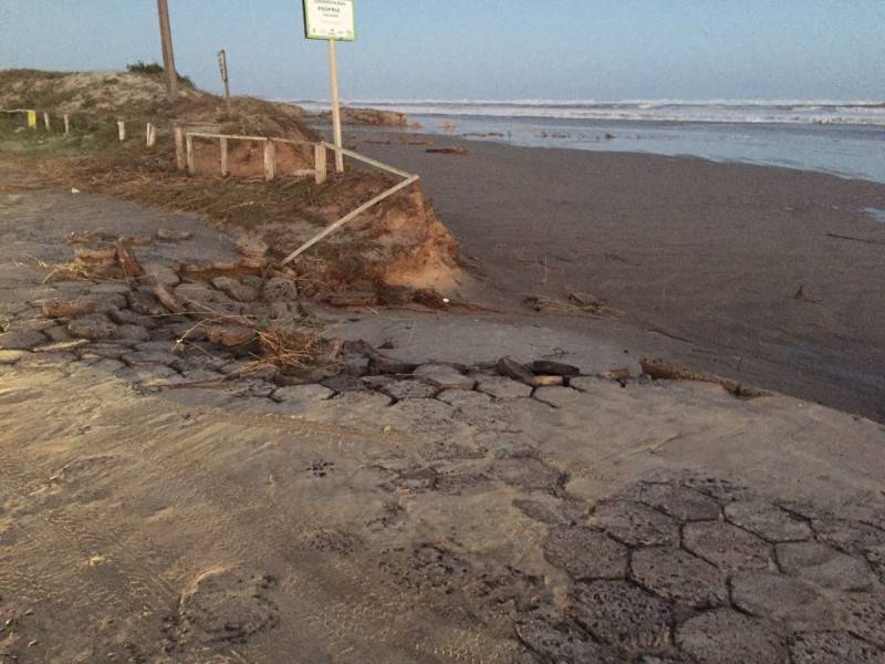 Rincão contabiliza estragos causados pelas fortes ondas — foto 2