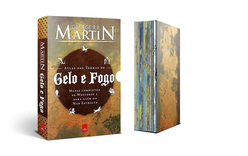 Chega ao Brasil caixa com o Atlas das Terras de Gelo e Fogo — foto 2