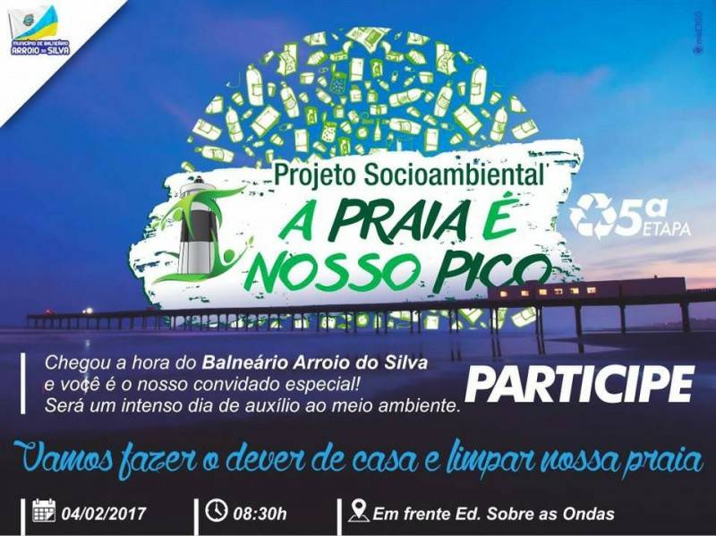 Orla do Balneário Arroio do Silva receberá mutirão de limpeza — foto 1
