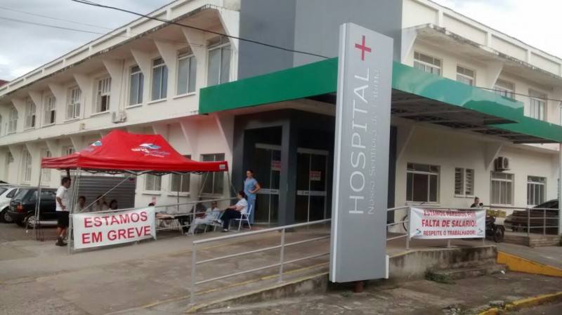 Greve no hospital Nossa Senhora de Fátima — foto 1