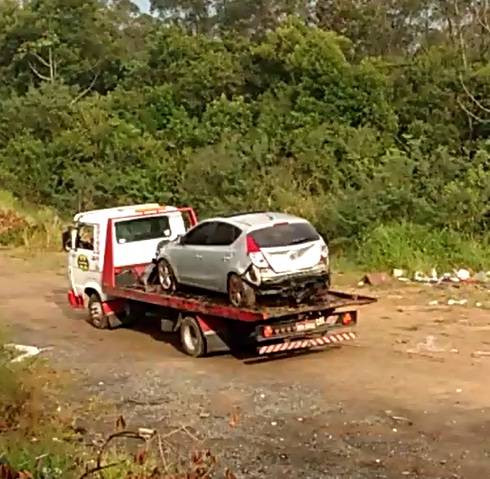 Volante do Tigre sofre acidente no fim do Anel Viário — foto 1