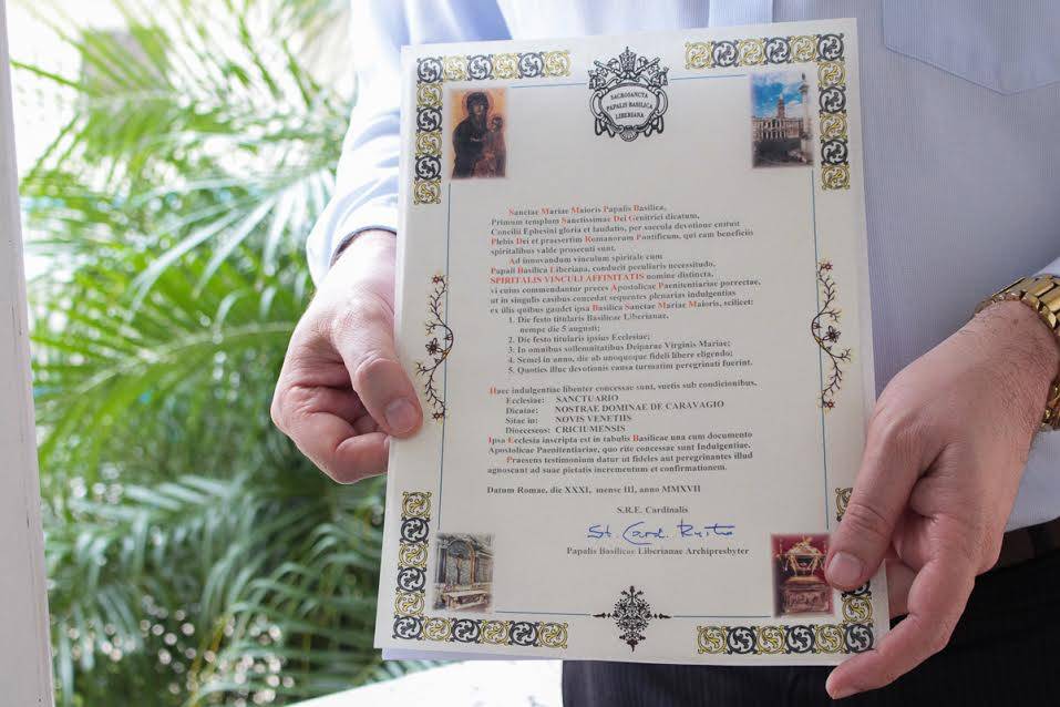 Santuário de Caravaggio recebe documento de filiação a basílica papal — foto 2