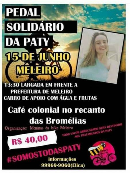 Pedal solidário arrecadará recursos para jovem com doença rara neste feriado — foto 1