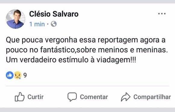 VÍDEO: Comunidade LGBT espera reflexão sobre o tema e retratação de Salvaro sobre post — foto 1