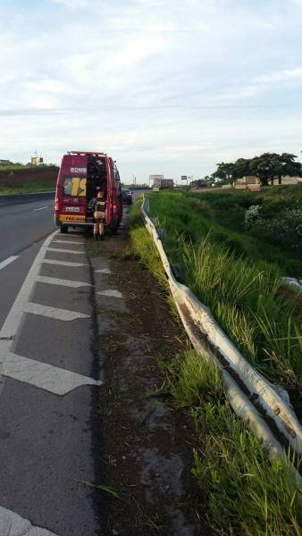 Caminhão carregado de carne tomba na BR-101 — foto 1