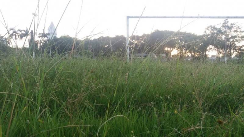 Praça da Santa Bárbara sofre com falta de manutenção — foto 2