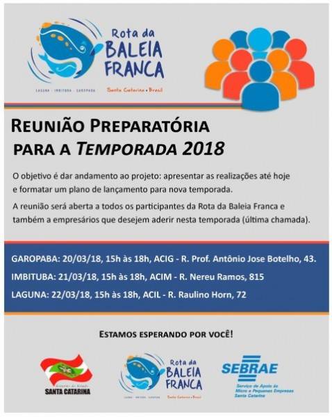 Rota da Baleia Franca: Sebrae inicia preparativos para a temporada 2018 — foto 1