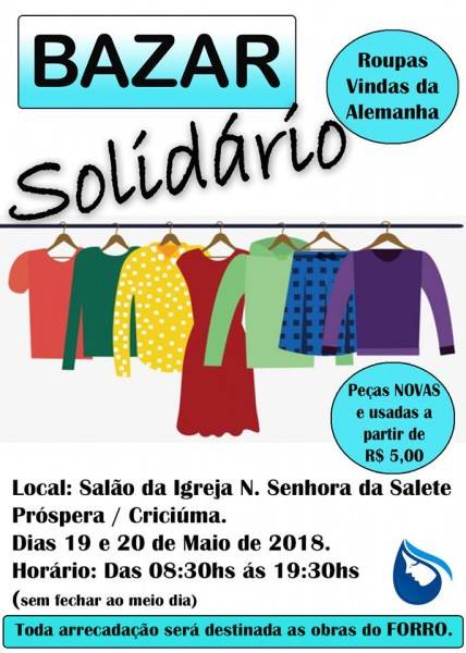 Igreja N. Senhora da Salete realiza bazar solidário — foto 1