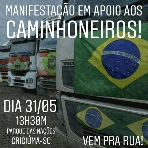 Caminhoneiros organizam manifestação para o feriado — foto 1